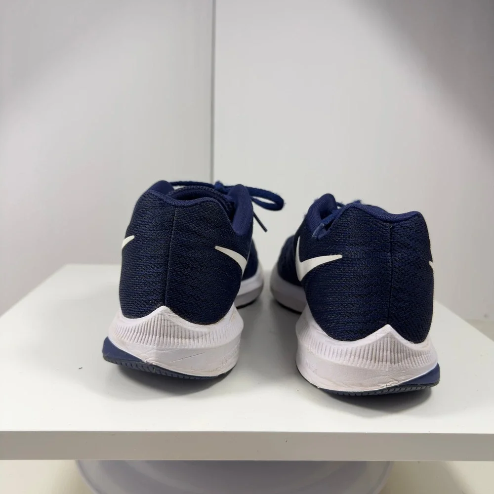 Nike Zoom Winflo 4 Men Size 8.5 Obsidian Navy Blue Running Shoes 898466-400